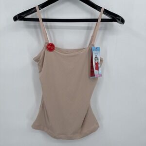 Assets By Spanx Top Form Cami Size L Color Rose Dust Layering Shaping NEW